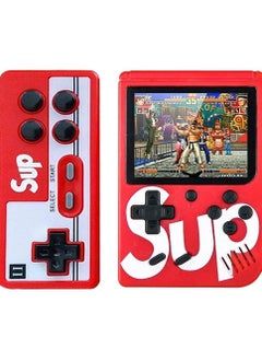 Generic Handheld Gaming Console Video Game Box with Double Remote 400 Retro Games with Television Support | sup Gaming Box for Kids | 3 Inch LED Screen  - Image 1