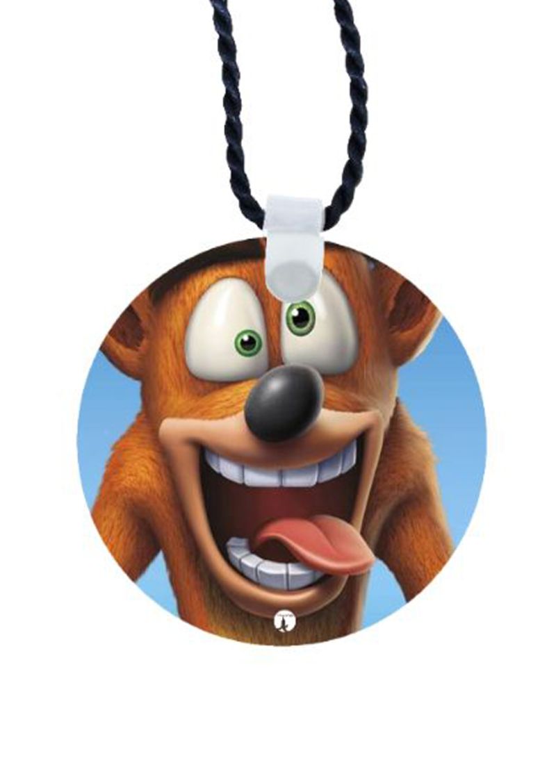 RKN Video game Crash Printed Car Mirror Pendant - Image 1