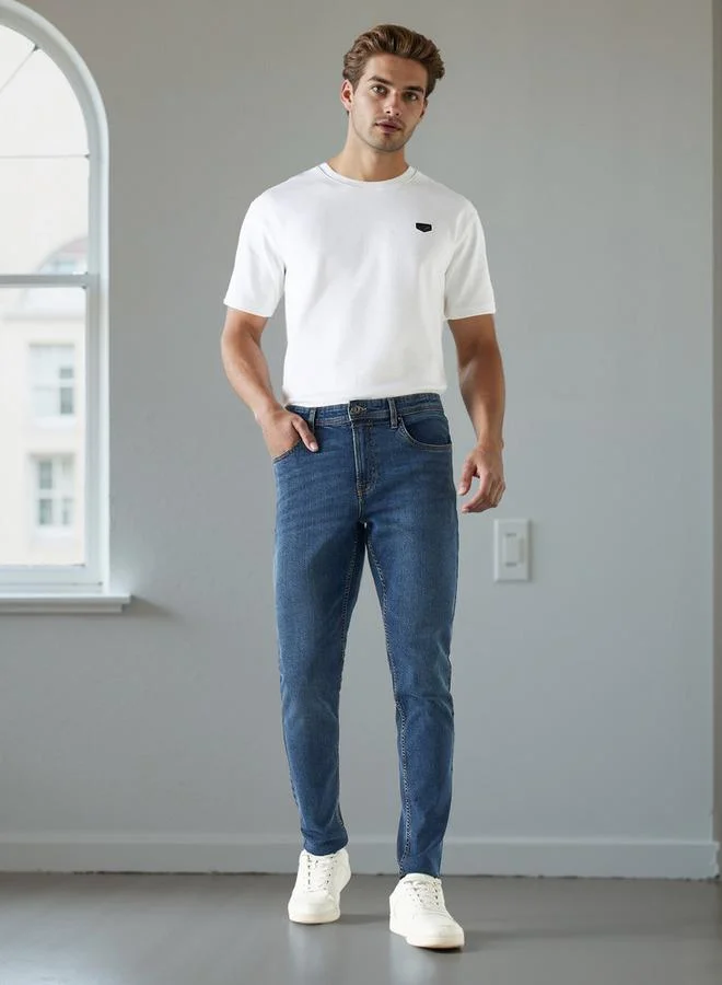Splash FAV Denim Skinny Fit Mid-Rise Jeans