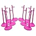 APOHALO 10 Pcs Doll Toy Stand Support for Dolls Prop up Mannequin Model Display HolderDolls Stands for 11 to 13 Dolland Action Figures Doll Accessories Rose Pink - Image 3