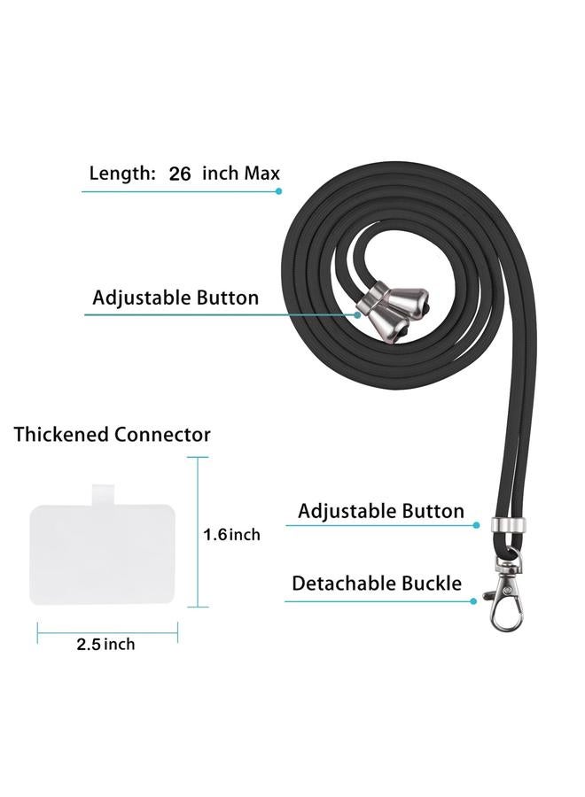 Zaboon Case For iPhone 12 / 12 Pro Starry Sky Solid Color Series Shockproof PC + TPU Protective Case with Neck Strap - Image 5