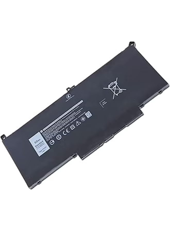 New F3YGT (60WH) Battery for Dell Latitude (7280 7290 7380 7390 7480 7490 E7280) Series, Replace - Image 2
