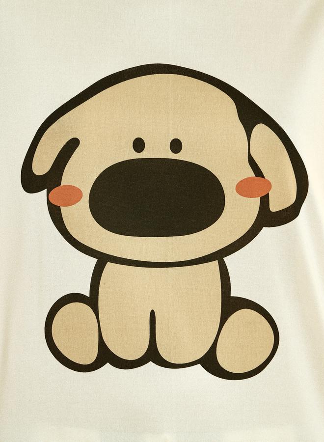 تايك تو طقم بيجاما بطبعة كلاب و كاروهات - Image 3