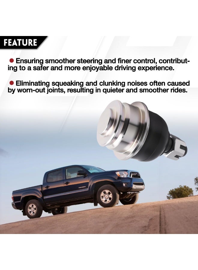 Generic Pair Ball Joint Front Up and Down Lower Suspension Ball Joint Compatible with 2008-2019 Toyota Hilux Fortuner Innova Replace 43330-09510 43310-09015  - Image 3