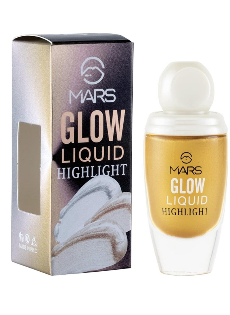 Mars - Mars Ultimate Glow Liquid Highlighter 10ml  HL03 02 - Image 1