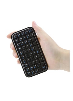Wireless Keyboard Super Mini, Rechargeable Cordless Bluetooth Keybaord, Silent Compact Small Pocket Travel Keypad, Portable Slim Wireless Keyboard, for Computer Laptop PC Notebook Tablets Smartphones