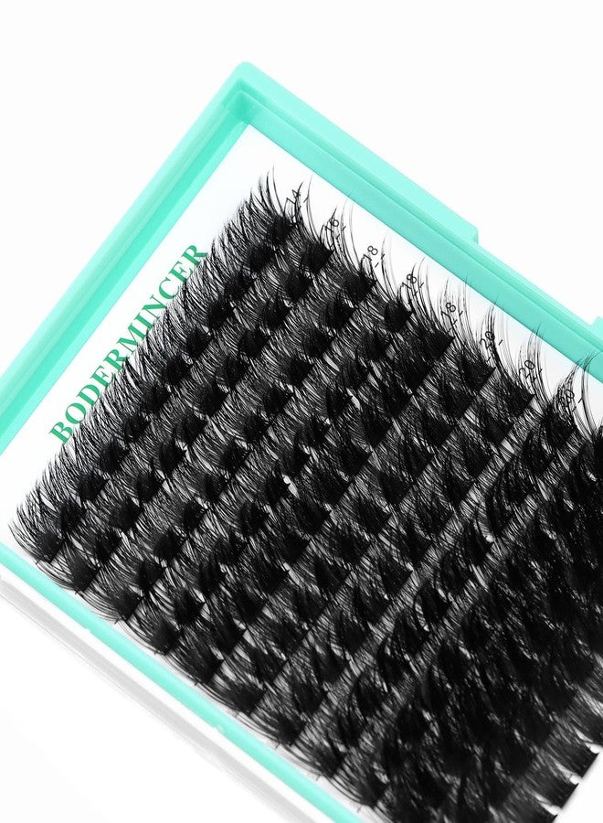 Bodermincer Lash Clusters D Curl Black/Brown/Colored Lashes 10-12-14/12-14-16/16-18-20mm Mixed Lash Clusters Kit For Beginner (M01# 14-25mm Mixed) - Image 3