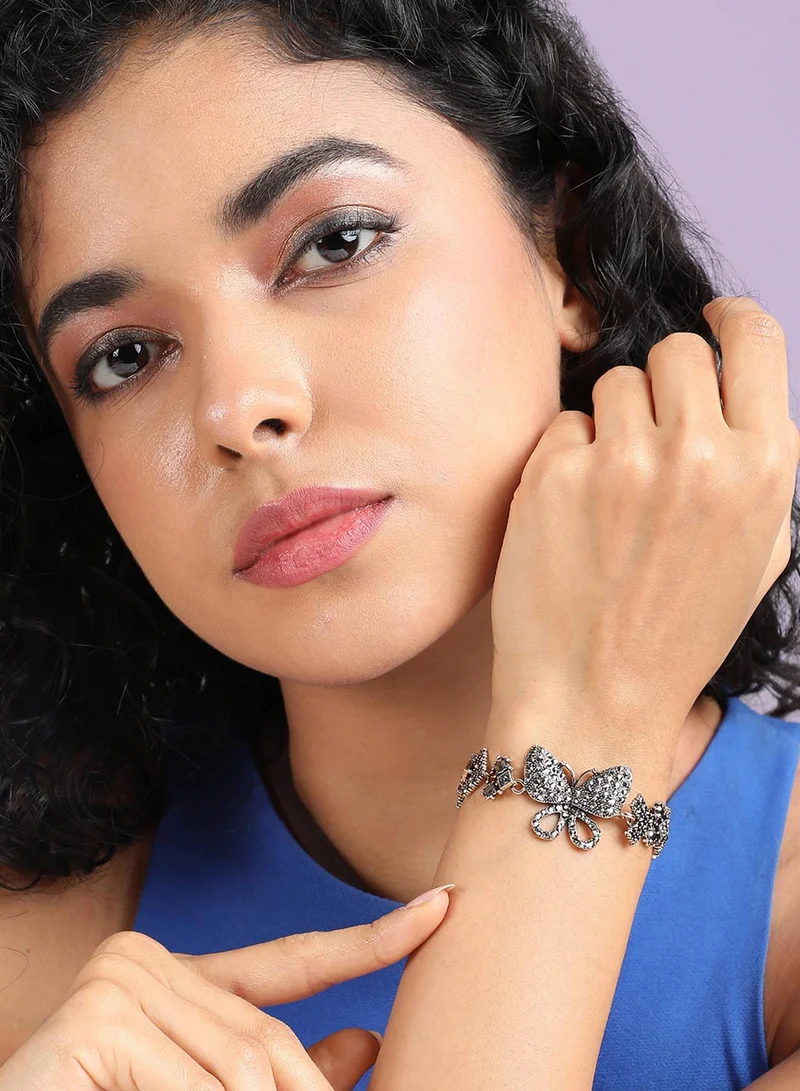 SOHI Bling Butterfly Artificial Bracelet Jewellery