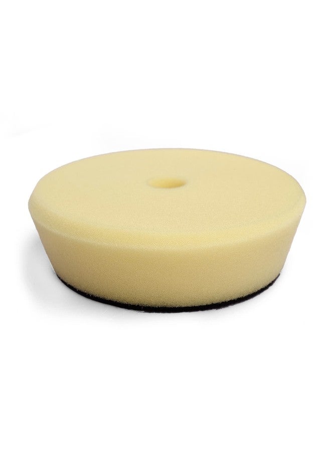 Maxshine 5.0 inches/130-155X30mm Yellow Foam Polishing Pad - Perfectly Used DA/RO Polisher for detailing - Image 3