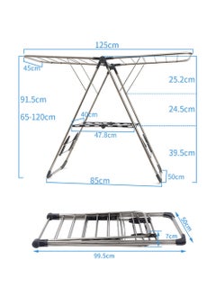 Premium Double Coat Drying Rack - Efficient and Space-Saving 125*120*85 CM - pzsku/Z3A16C279FED77C1EFA89Z/45/_/1725332144/89f7c5be-ded1-4694-a7bf-c04e4b645dcf