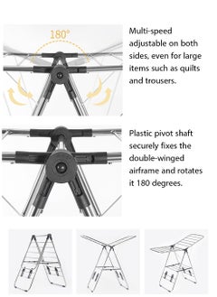 Premium Double Coat Drying Rack - Efficient and Space-Saving 125*120*85 CM - pzsku/Z3A16C279FED77C1EFA89Z/45/_/1725332153/f5826ad4-a9f3-49f1-9c56-5662a99a8c20