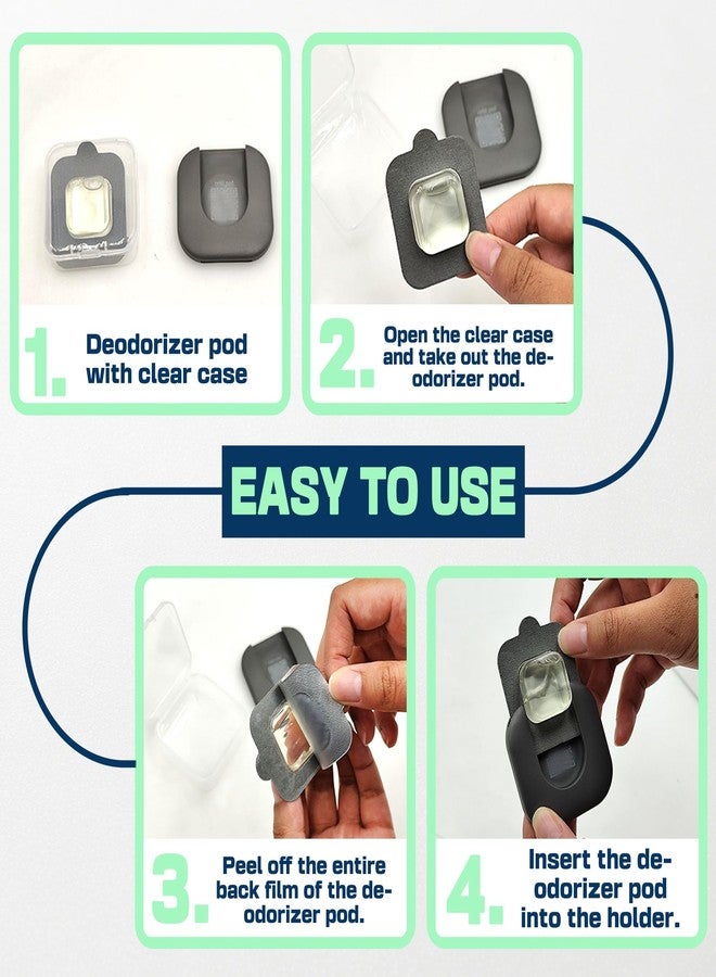 xcivi 6 Pack Replacement Cryowood Scented Deodorizer Pod for Simplehuman Pod Holder, Compatible with Trash Can, Deodorizer Refills for Bathroom, Closet, Storage, Odor Eliminator for Trash Cans - Image 4