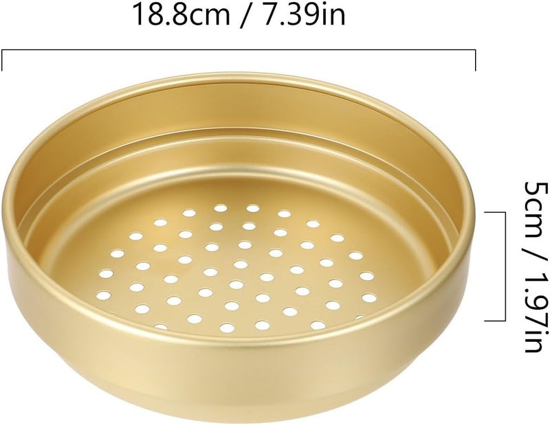 Aluminium Alloy Steamer Basket 7-inch round 18cm Thickened High Temperature Resistant Kitchen Food Steaming Rack for Home Cooking - Image 2
