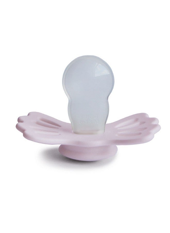 FRIGG لهاية أطفال من السيليكون الناعم المتناسق من Lucky؛ صنع في الدنمارك؛ خالية من مادة Bpa (لونها أبيض أرجواني/لونها بنفسجي غامق للأطفال من عمر 6 إلى 18 شهرًا) - Image 3