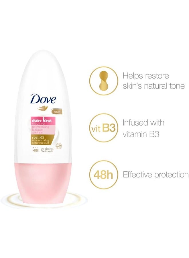 دوف عبوتين من مزيل عرق ببلية دوارة لتوحيد لون البشرة للنساء 50ملليلتر - Image 3