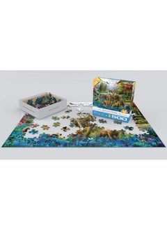 eurographics (Eurhr Wolf Lake Fantasy 500Piece Puzzle 500Piece Jigsaw Puzzle  - Image 4