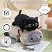 SQEQE Weighted Siamese Cat Plush Weighted Siamese Cat Stuffed Animal Cute Plushies Soft Pillow Toy Gift for Kids Adults 138 Inch 16 Lbs - Image 4