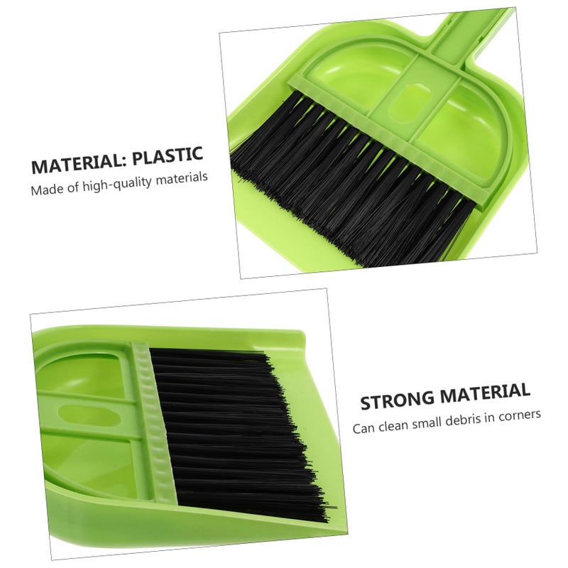 6 Piece Mini Cleaning Brush Set With Dustpan Broom Household Cleaning Tools - Image 3