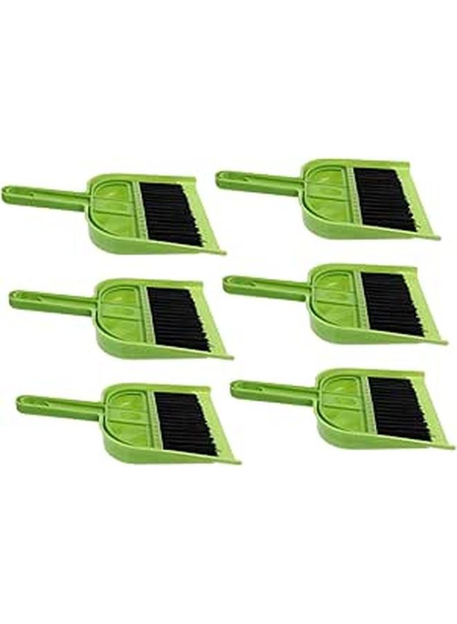 6 Piece Mini Cleaning Brush Set With Dustpan Broom Household Cleaning Tools - Image 1