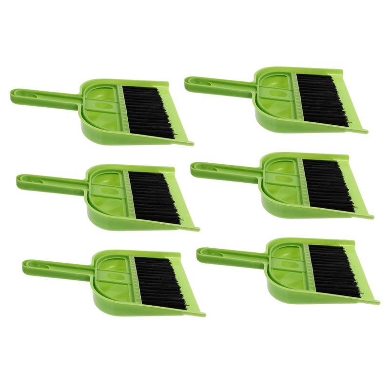 6 Piece Mini Cleaning Brush Set With Dustpan Broom Household Cleaning Tools - Image 2