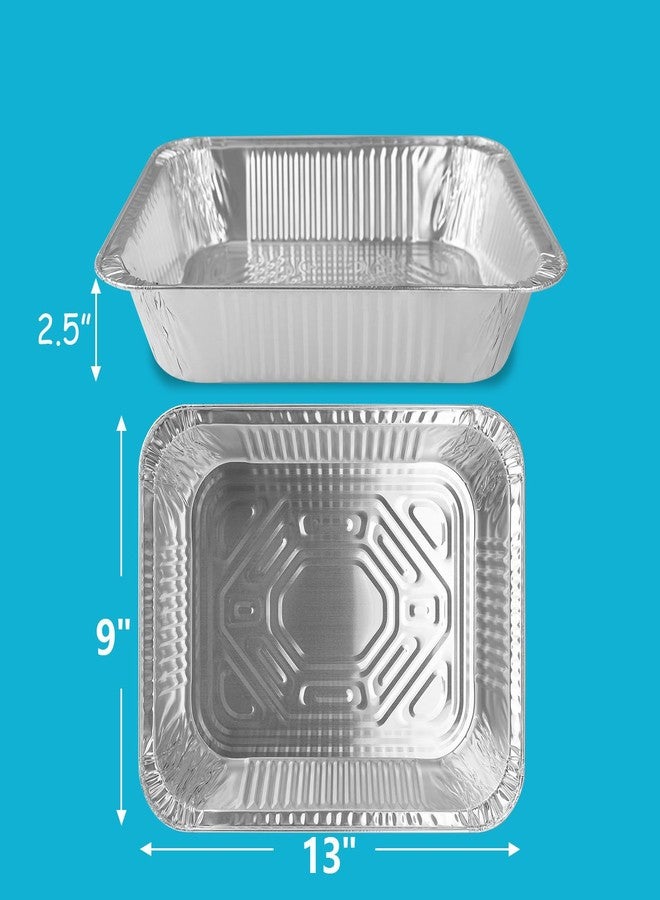 WAWINY 9x13 Thickened Aluminum Foil Pans, 10Pack Extra Deep Disposable Aluminum Pans with Lids for Roasting, Baking, Cooking, Food Prep, Chafing, Steam Table, Oven, Cake, and Party Catering. - Image 5
