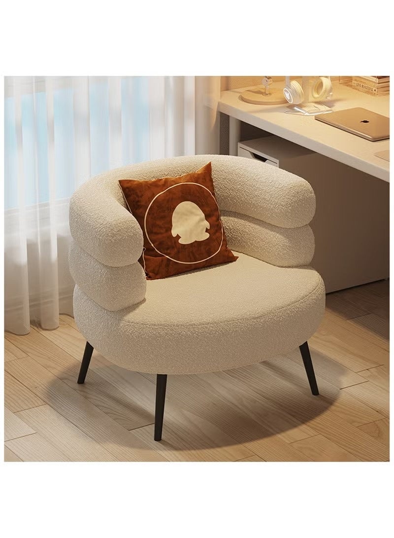 JOGAMS Fabric Dressing Chair Bedroom Armchair Modern Fabric Lounge Chair Suitable for Bedroom Living Room Study Room - Image 3