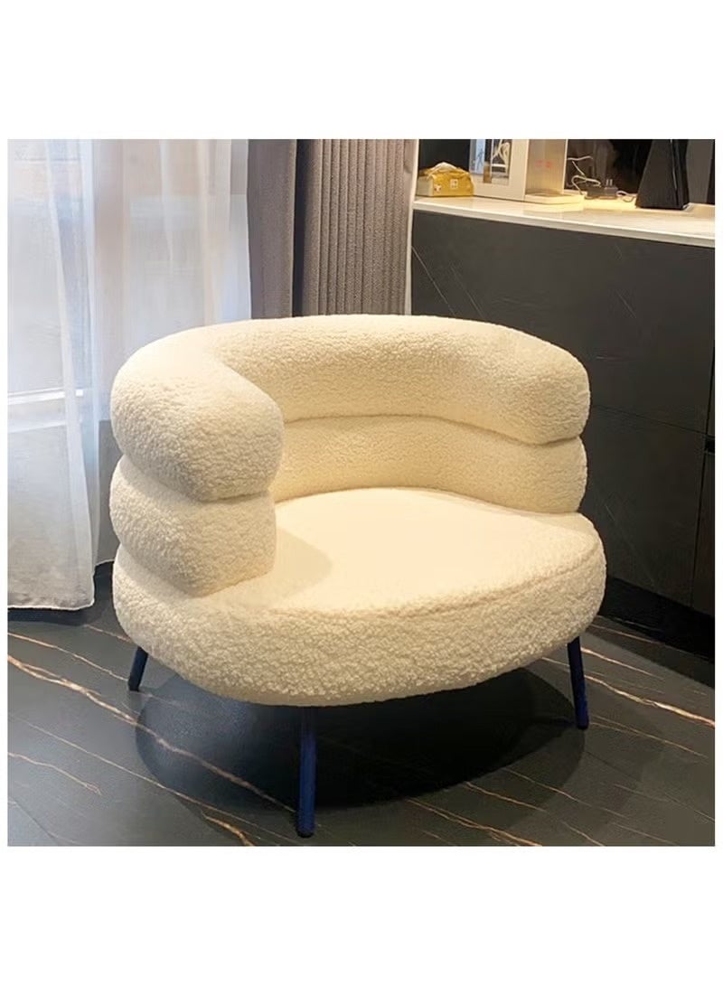 JOGAMS Fabric Dressing Chair Bedroom Armchair Modern Fabric Lounge Chair Suitable for Bedroom Living Room Study Room - Image 1