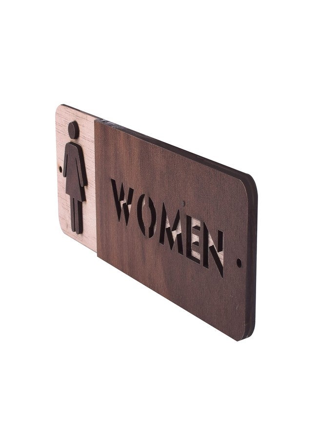 GLNRM لوحة خشبية مشتركة للرجال والنساء من GLNRM، مناسبة لدورات المياه، غرف تغيير الملابس، المكاتب، الفنادق، والمطاعم (خشبية) - Image 2