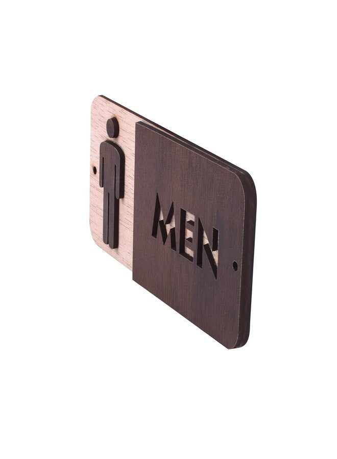 GLNRM لوحة خشبية مشتركة للرجال والنساء من GLNRM، مناسبة لدورات المياه، غرف تغيير الملابس، المكاتب، الفنادق، والمطاعم (خشبية) - Image 3