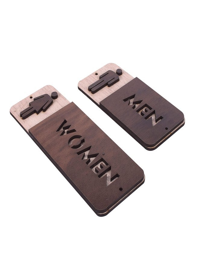 GLNRM لوحة خشبية مشتركة للرجال والنساء من GLNRM، مناسبة لدورات المياه، غرف تغيير الملابس، المكاتب، الفنادق، والمطاعم (خشبية) - Image 5