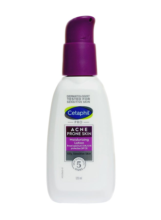 Cetaphil Pro Acne Prone Skin Spf30 Moisturizing Lotion White 120ml - Image 1