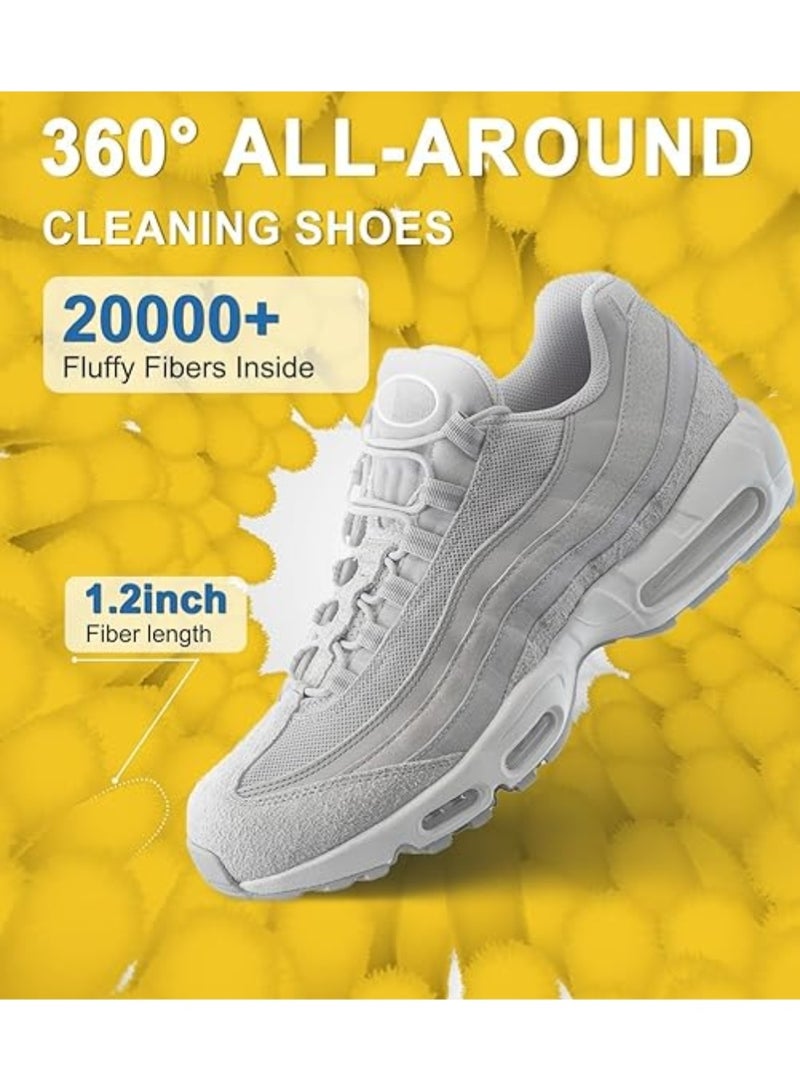 ZedAura Shoe Washing Machine Bag, Laundry Shoe Bag for Washer and Dryer Reusable 2pc Shoe Cleaning Bags for Sneakers 360° Deep Cleaning Machine for All Shoes Types With Self-locking Zipper - Image 2