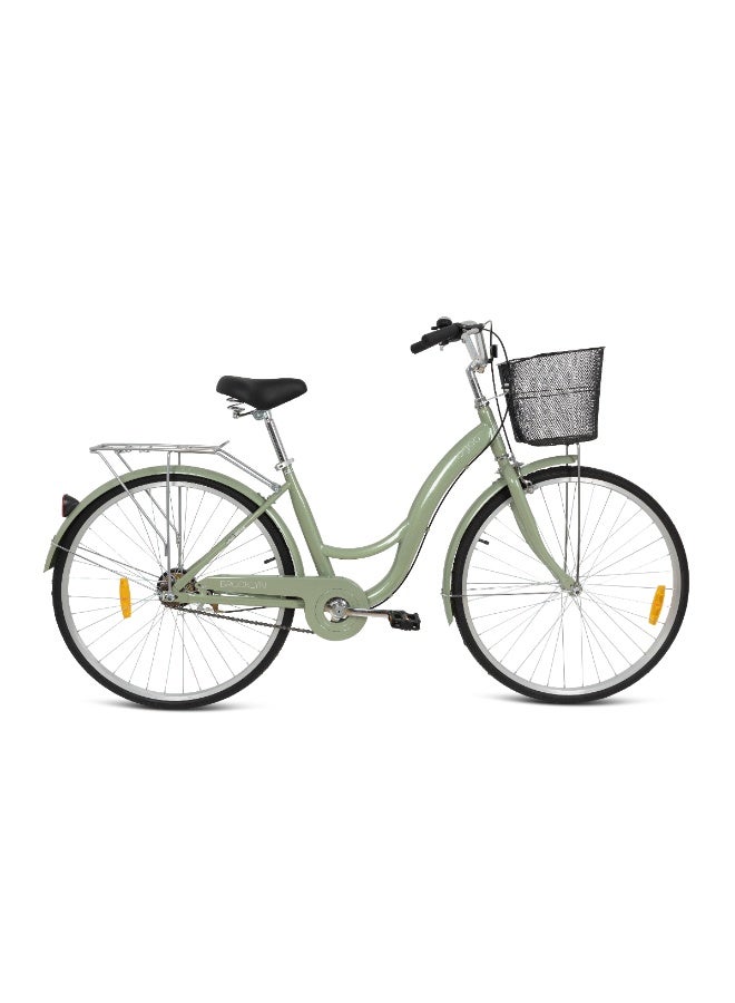 MOGOO Brooklyn 24-Inch Cruiser Bike | 24-Inch Wheel Size | Adjustable Seat | For Women | Light Green Color - Image 1