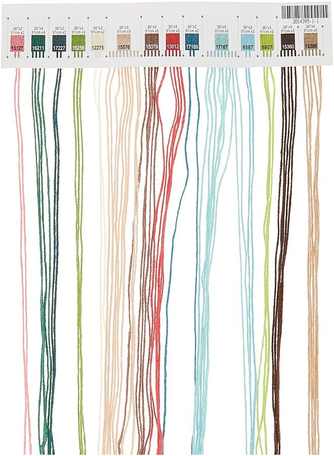 Dimensions Darice Dimensions 'Illustrated USA' Patriotic 50 States Counted Cross Stitch Kit, 14 Count White Aida Cloth, 14" x 10", Red - Image 4