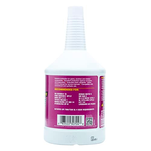 Red Line 30704 Full Synthetic D6 Automatic Transmission Fluid (ATF) - Quart (2 Pack) - Image 2