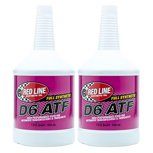 Red Line 30704 Full Synthetic D6 Automatic Transmission Fluid (ATF) - Quart (2 Pack) - Image 1