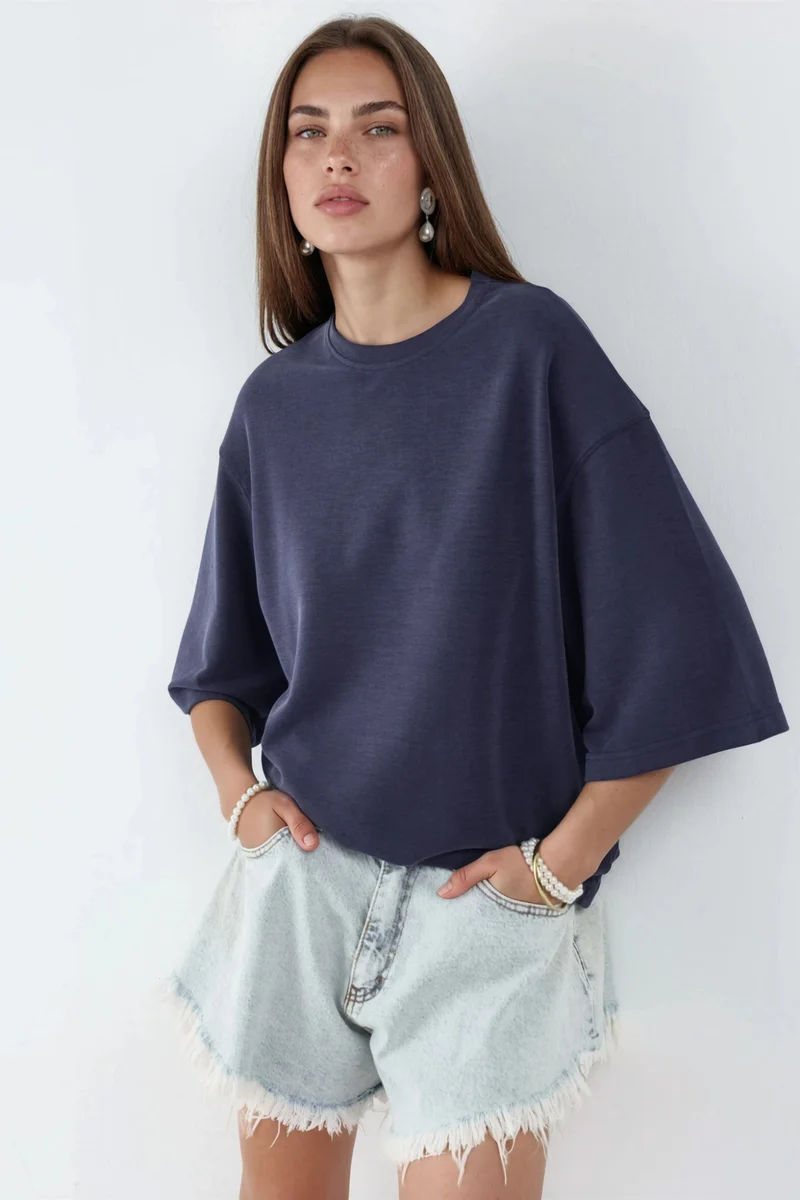 Busem BUSEM Oversized Crew Neck Tee