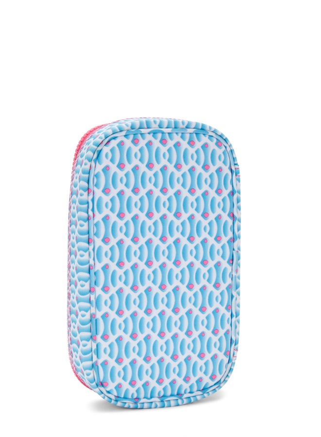 كيبلينغ حافظة أقلام متوسطة للنساء بتصميم هندسي دريم جي سي لـ 50 قلمًا - Image 4