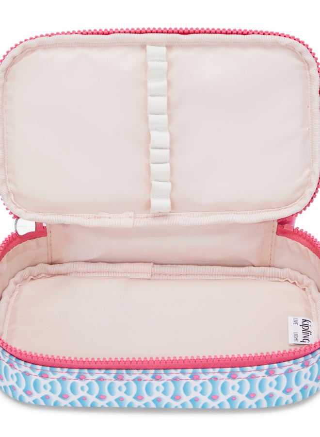 كيبلينغ حافظة أقلام متوسطة للنساء بتصميم هندسي دريم جي سي لـ 50 قلمًا - Image 5