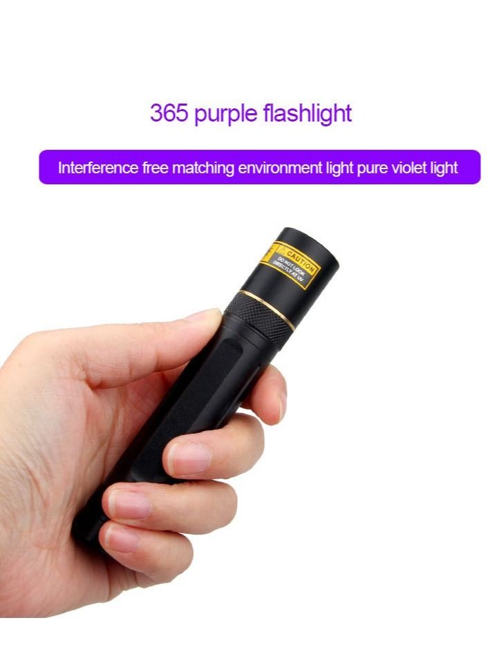 Y&D UV Torch, 365nm Blacklight Flashlightm, Black Lights for Pet Urine Detector Resin Curing (UV flashlight + charger 18650 battery)  - Image 4