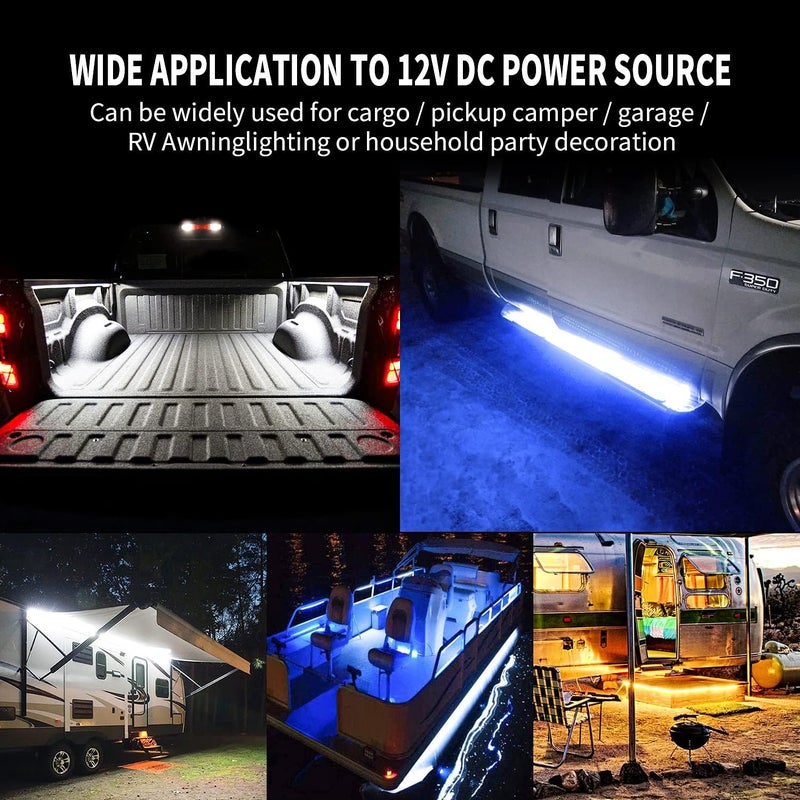 SHEDALED 2PCS 60 Inch RGB Truck Bed Light Strip Kit with App and Remote Control - Image 5