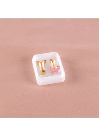 Box of Pink Stainless Steel Butterfly Earring - pzsku/Z3A17CF687366ED699B85Z/45/1747761844/7e7d76dc-a771-4ddd-a7be-0465d74e6b29