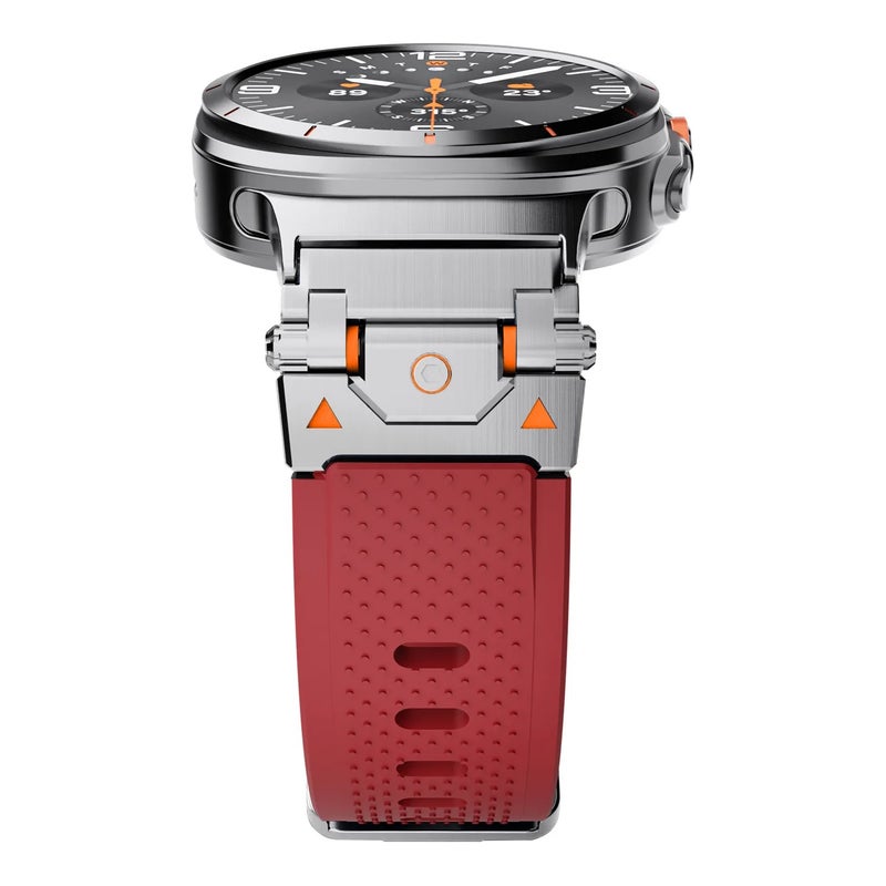 Bluejw Replacement Silicone Watch Strap for Samsung Galaxy Watch Ultra 47mm – Sports Band with Titanium Connectors, Durable & Comfortable Replacement Watch Band - Image 1