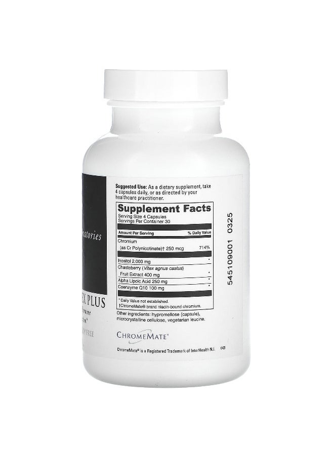 DaVinci Laboratories DaVinci Laboratories, Inositol + Vitex Plus , 120 Capsules  - Image 2