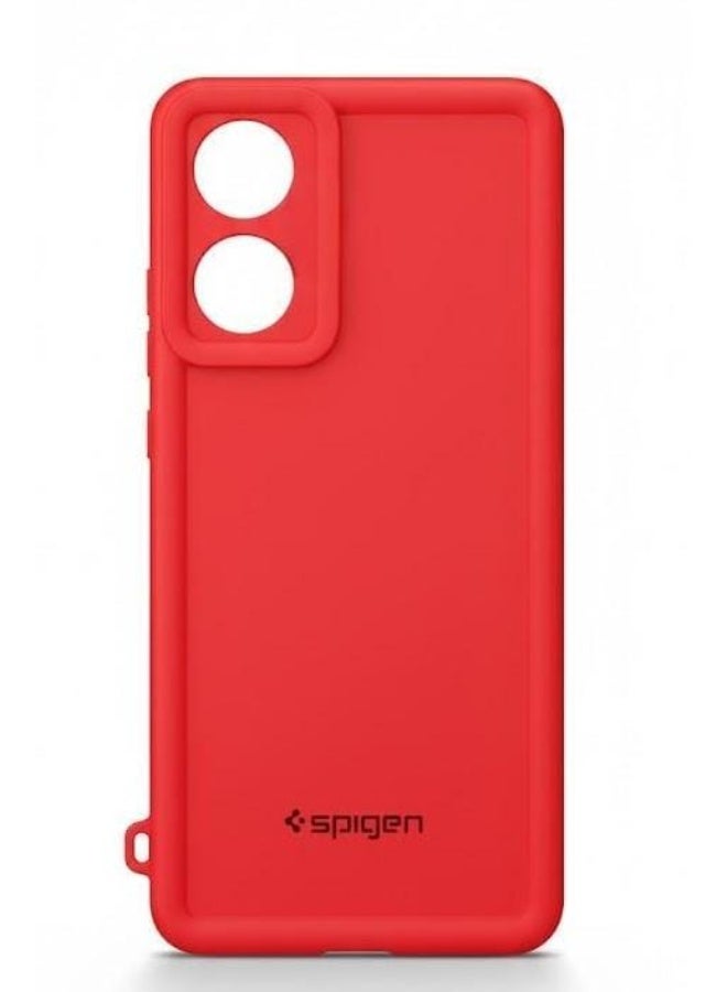 Spigen Case for Oppo A78, Rugged Protection with a Touch of Style - red