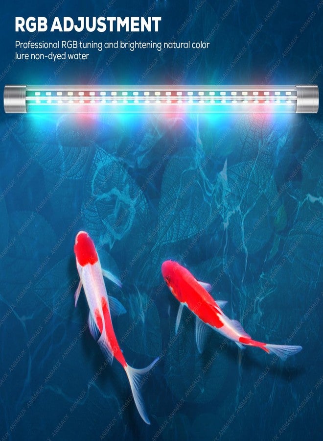 ANIMAUX Aquarium Submersible LED Light Multi Colour Changing Waterproof Submersible LED Light for Fish Tank (T4-50F | 5W | Light Length 47CM) - Image 4