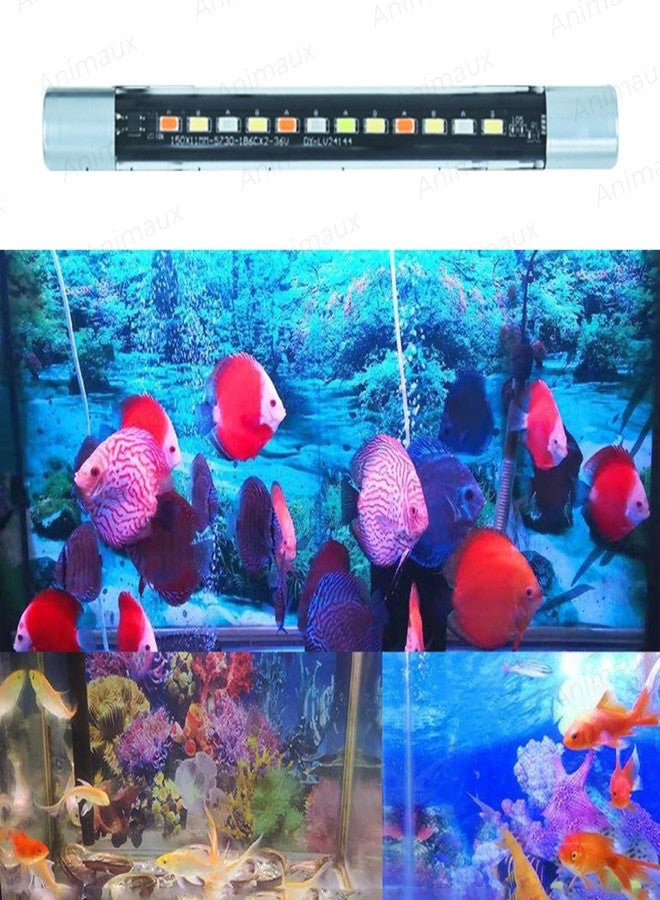 ANIMAUX Aquarium Submersible LED Light Multi Colour Changing Waterproof Submersible LED Light for Fish Tank (T4-50F | 5W | Light Length 47CM) - Image 1