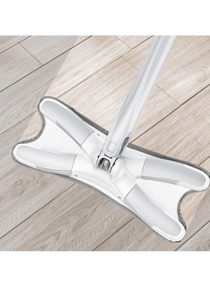 DubaiGallery Twist Flat Mop, Microfiber Hardwood Floor Mop 360 Rotation Dust Flat Mop with Ultra Long Stainless Steel Handle for Home Office Floor Cleaning - Image 3