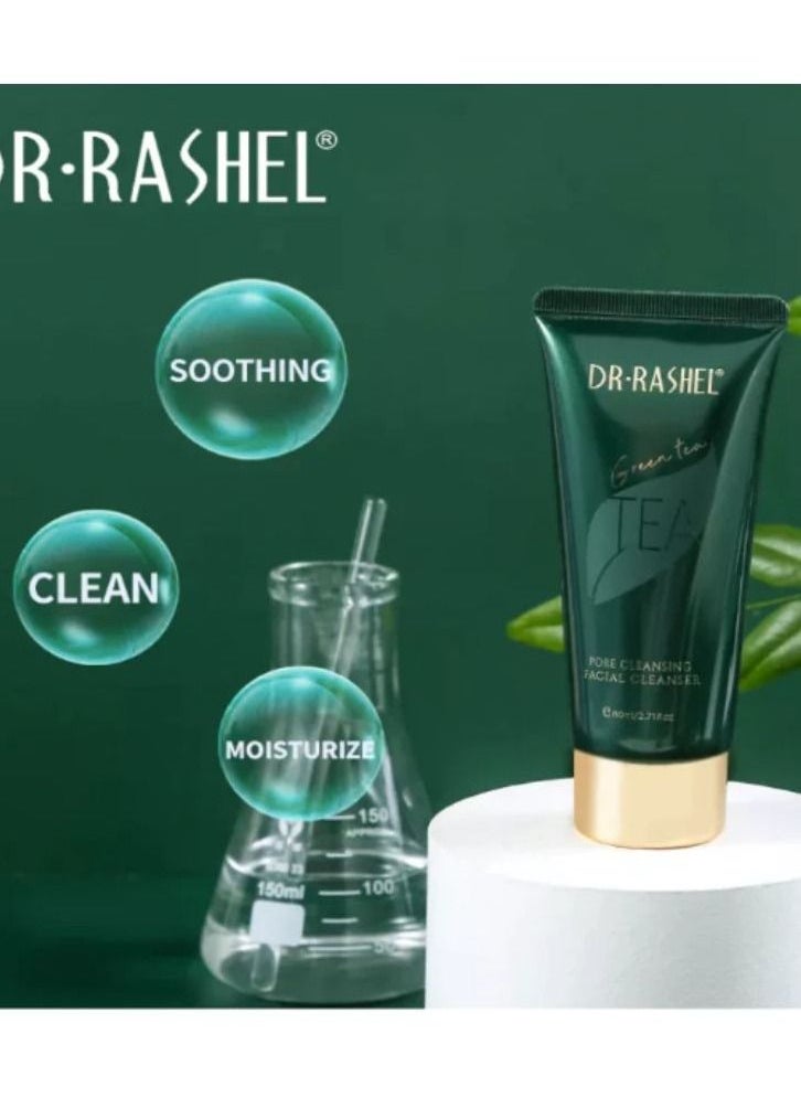 RASHELL Face Wash And Pore Cleanser With Green Tea Extract 80ml  - Image 2
