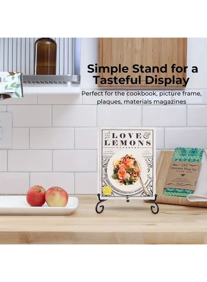 8 Inch Metal Display Stands 5pcs Versatile Easel Holders For Picture Frames Plates Books Photos Collectibles - Image 5